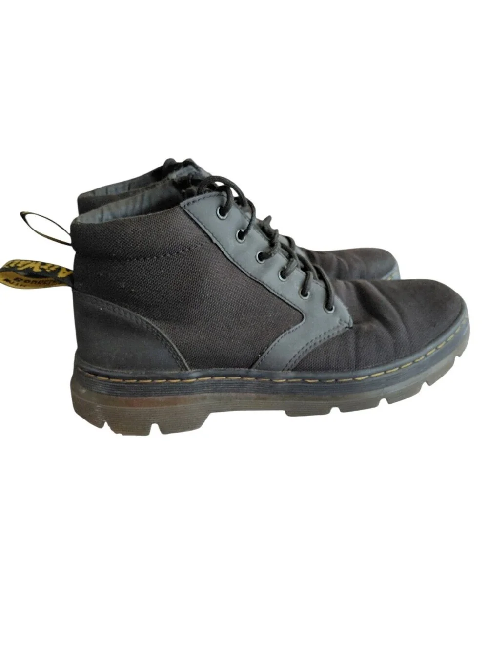 Dr. Martens Men's Black Lace Up Chukka Boots with Lug Sole Size 10 Bonny